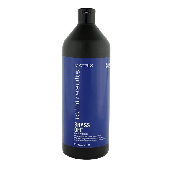 Shampoo cabellos rubios y castaños brass off 1000 ml