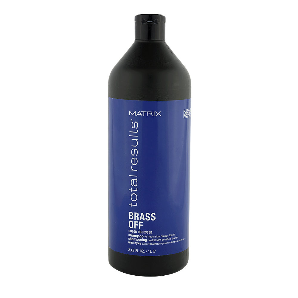 Shampoo cabellos rubios y castaños brass off 1000 ml