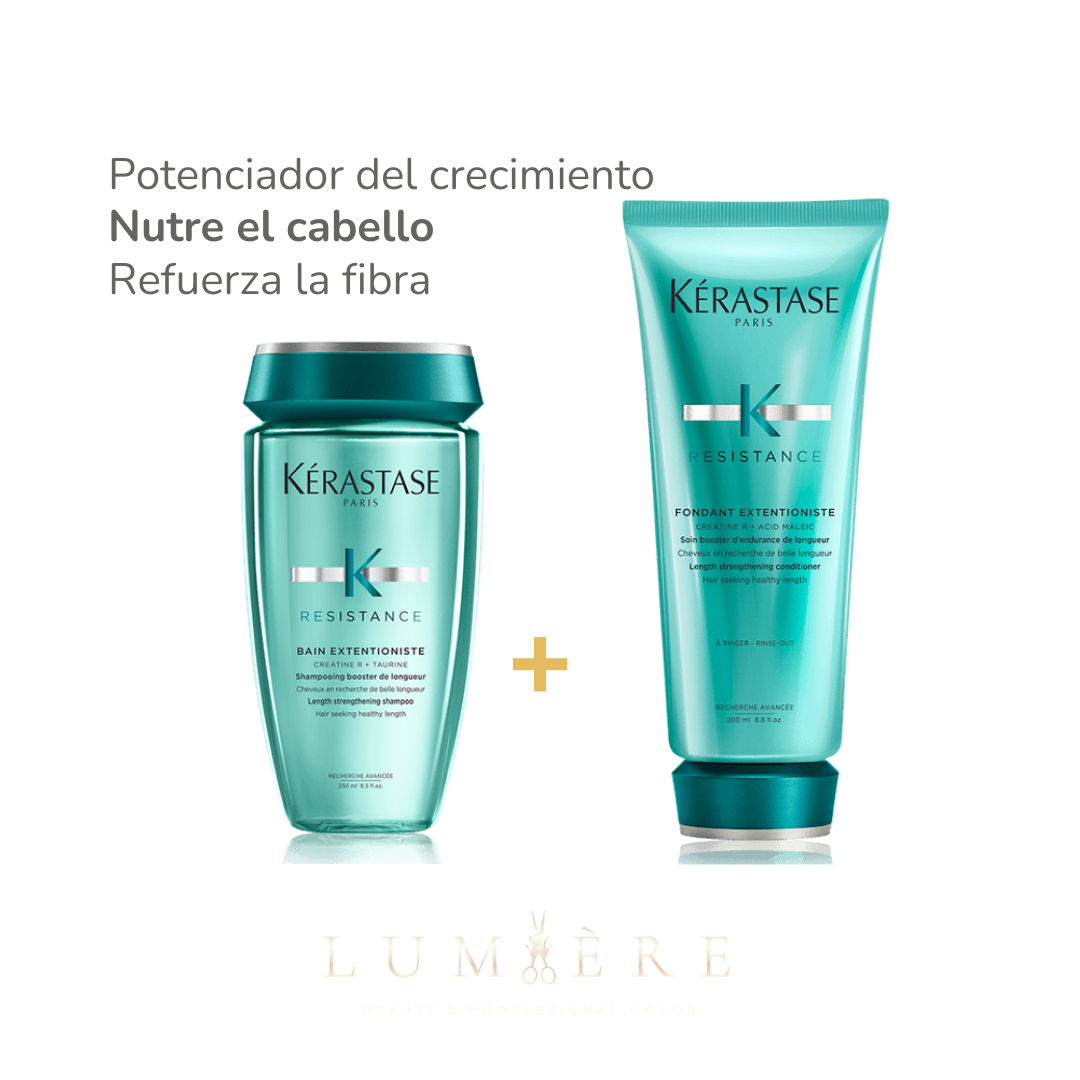 Bain  250  ml y  fondant 200 ml Extentioniste Kérastase