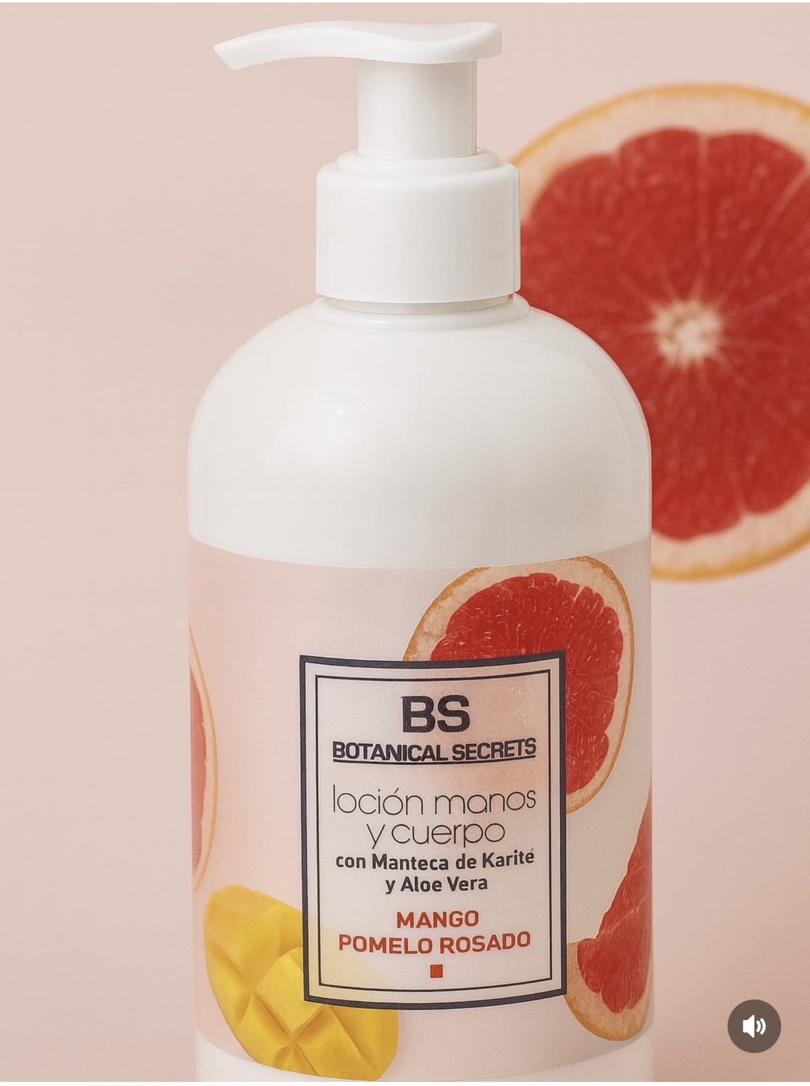 Locion manos y cuerpo BS Botanical secret 475 ml MANGO POMELO